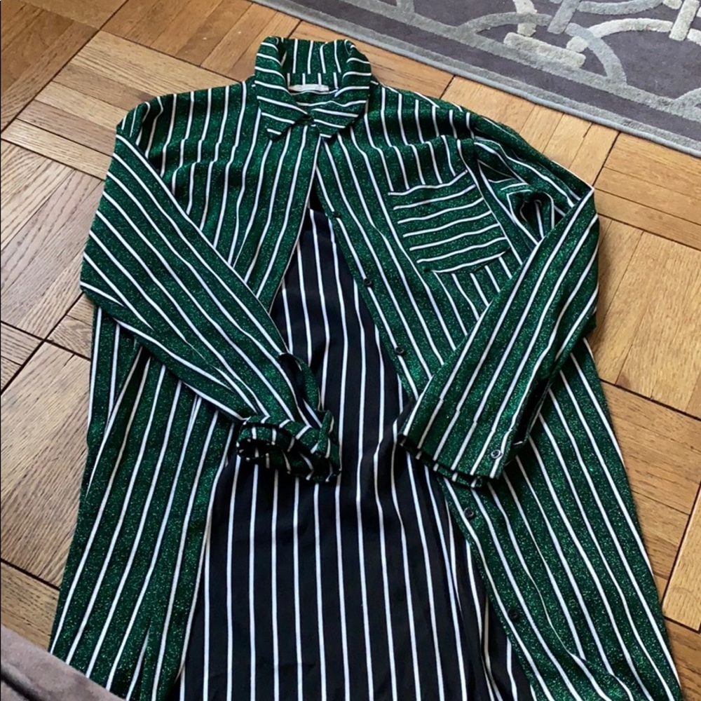 Long button down shirt
